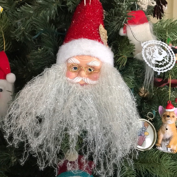 Rare Vintage 14”Large Santa Christmas Ornament - Picture 1 of 8